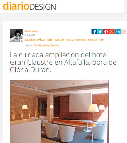 prensa arquitectura e interiorismo, gloria duran arquitecta