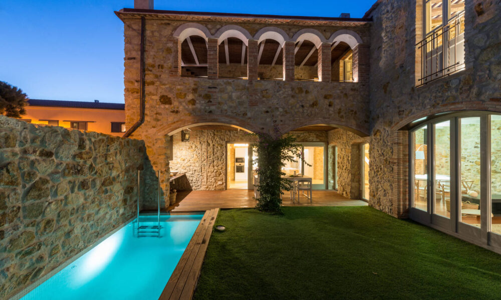 reforma y diseño interior de masias y casas pueblo, gloria duran arquitecto barcelona